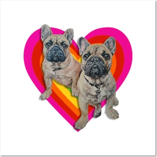 A heart full of Frenchies! Posters and Art